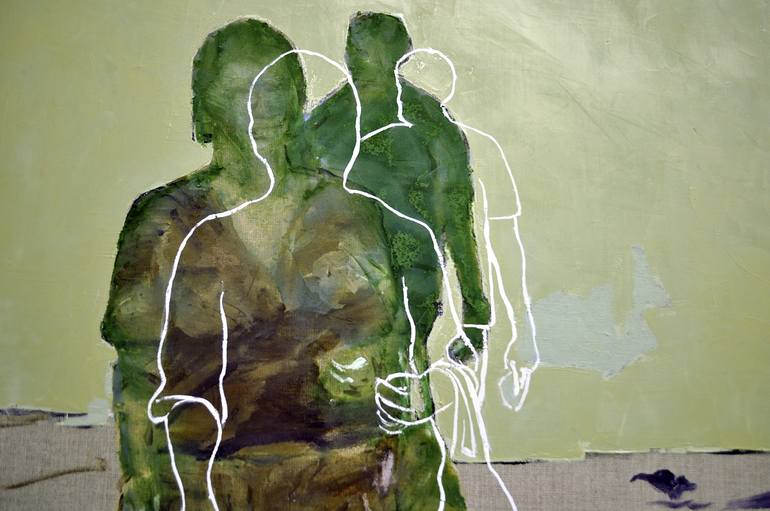 Original Figurative People Painting by Matthias Oppermann