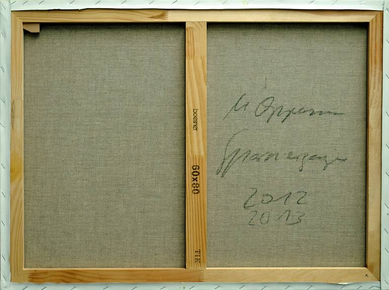 Original Abstract People Painting by Matthias Oppermann