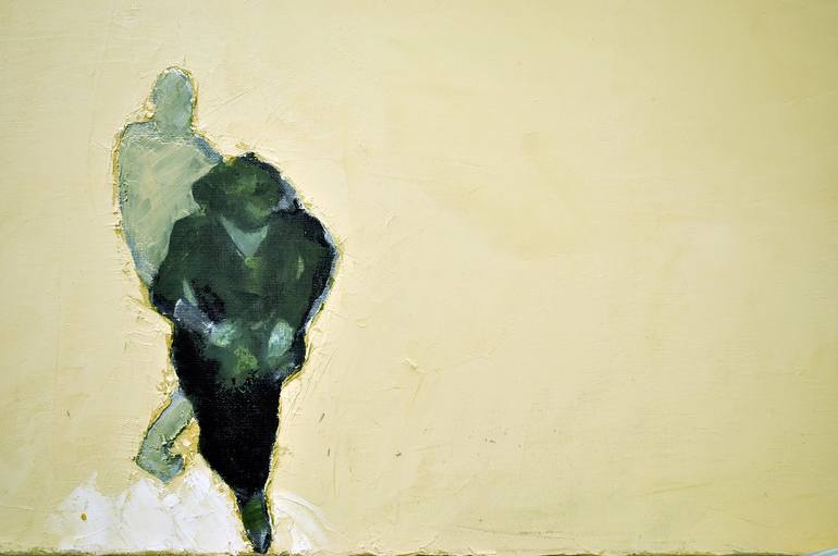 Original Abstract People Painting by Matthias Oppermann