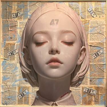 Original Contemporary Women Collage by Tommy Goodman