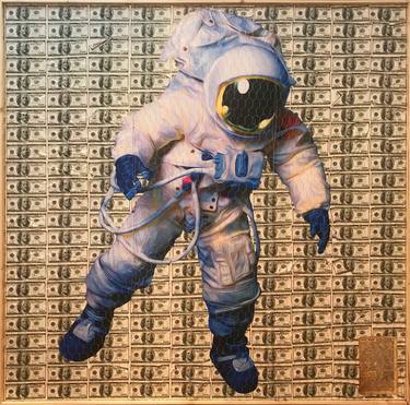 Print of Pop Art Outer Space Paintings by TOMMY GOODMAN