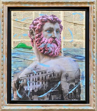 Original Figurative Men Collage by TOMMY GOODMAN