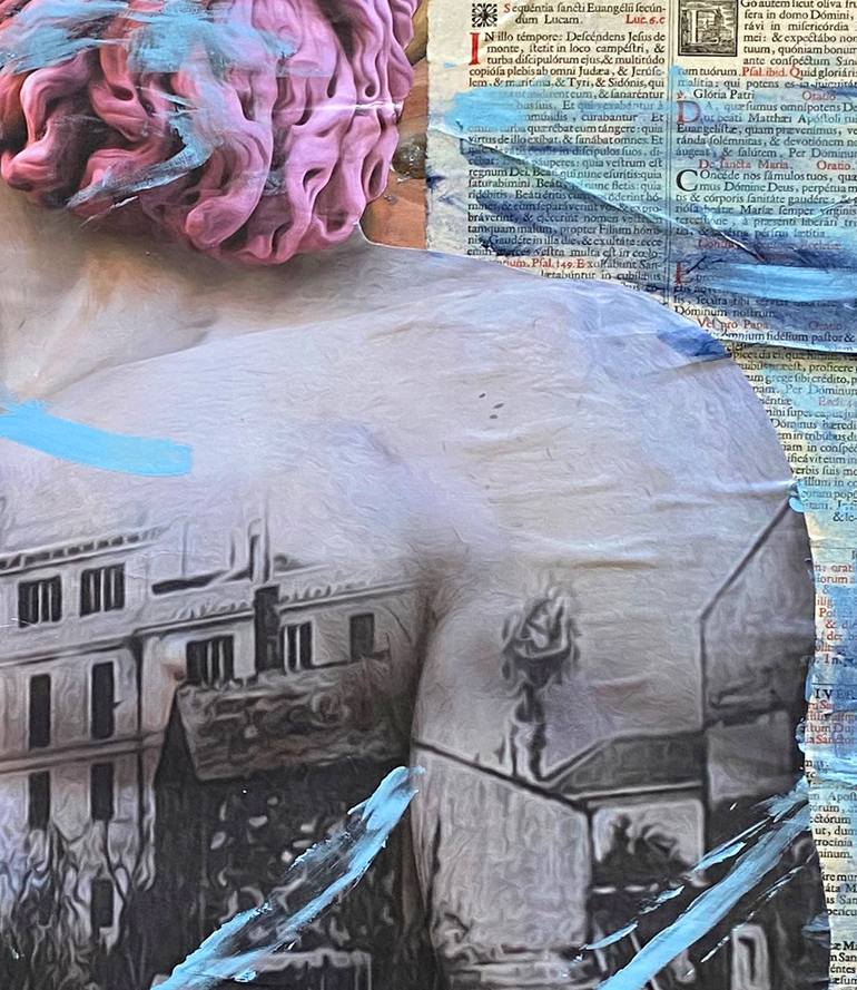 Original Figurative Men Collage by Tommy Goodman