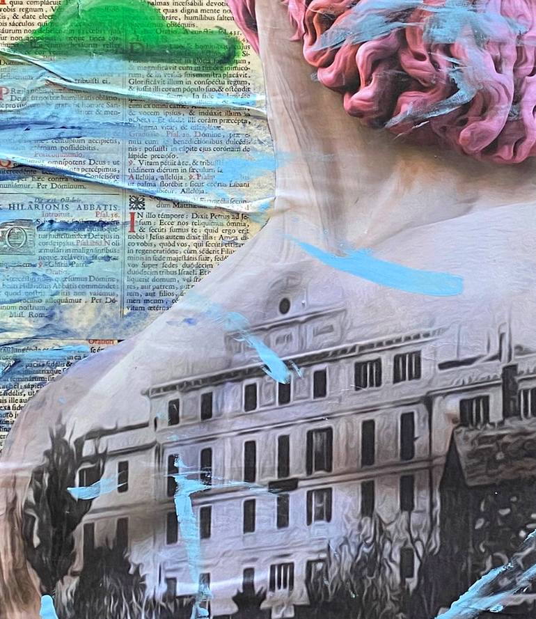 Original Figurative Men Collage by Tommy Goodman