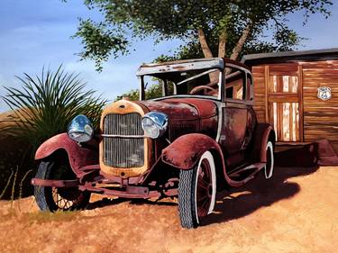 Print of Realism Car Paintings by Debra Dee Tonge