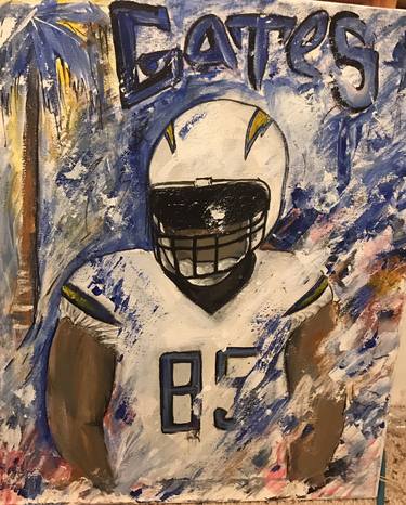 Chargers football painting thumb