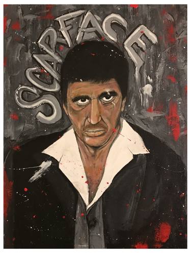 Abstract scarface painting thumb