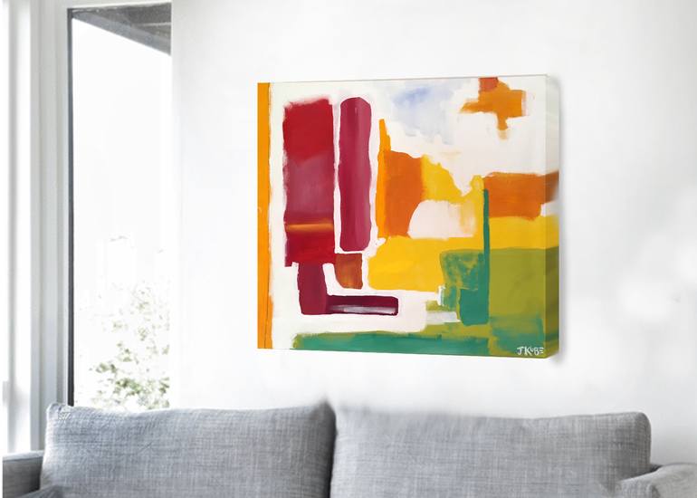 Original Expressionism Abstract Painting by Julia Kube