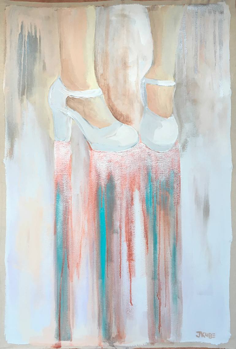 Original Figurative Fashion Painting by Julia Kube