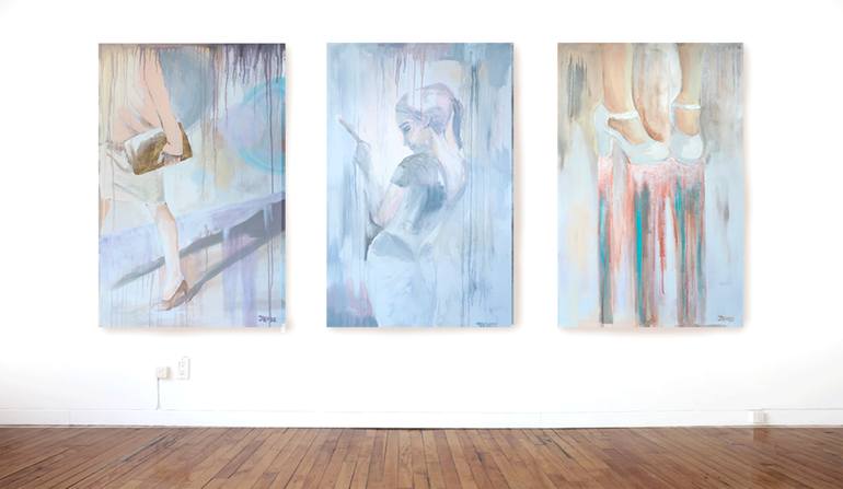 Original Figurative Fashion Painting by Julia Kube