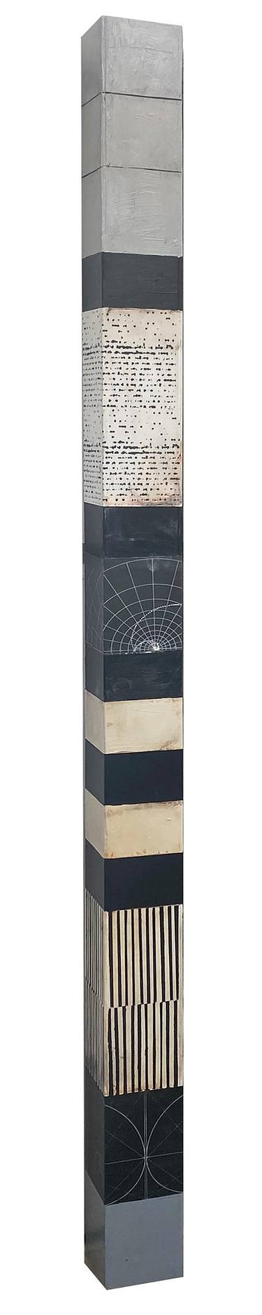 Original Black & White Abstract Sculpture by Graceann Warn