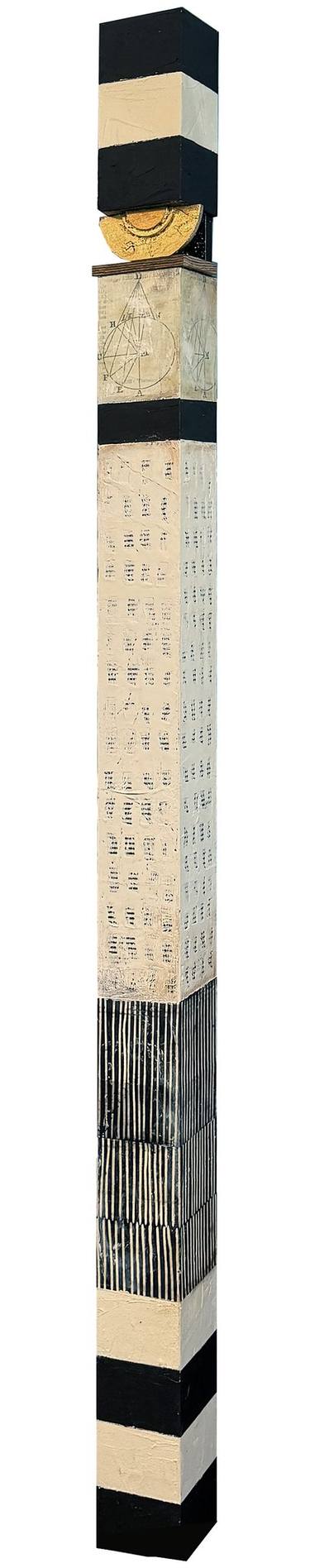 Original Geometric Abstract Sculpture by Graceann Warn