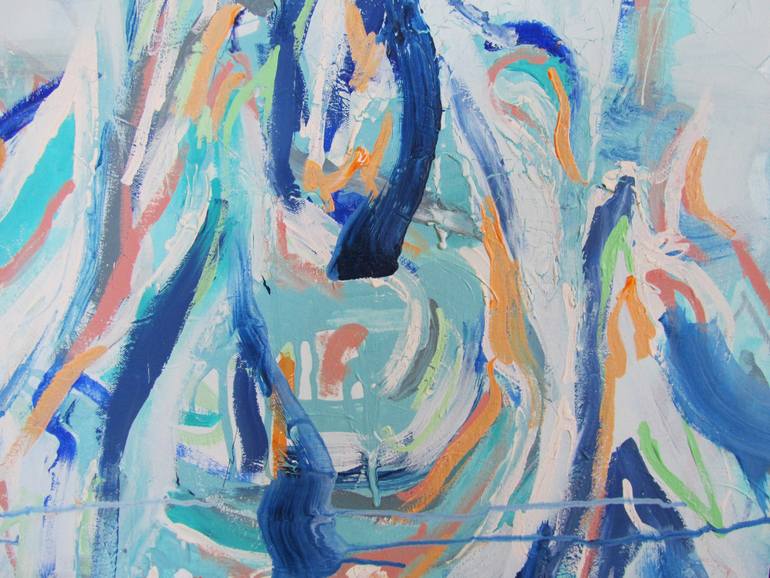 Original Abstract Landscape Painting by Lauryn Ahearn