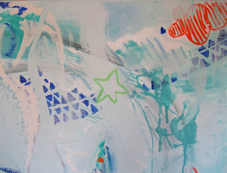 Original Abstract Landscape Painting by Lauryn Ahearn