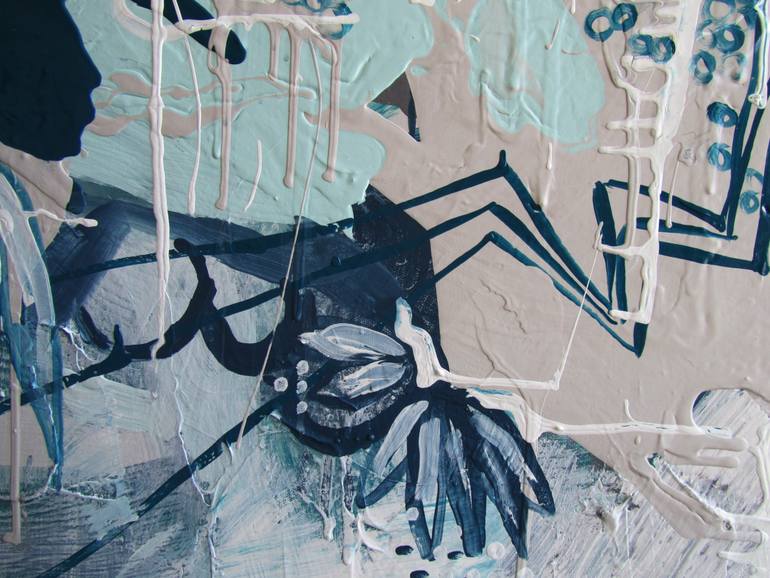 Original Abstract Painting by Lauryn Ahearn