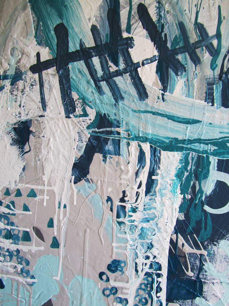 Original Abstract Painting by Lauryn Ahearn