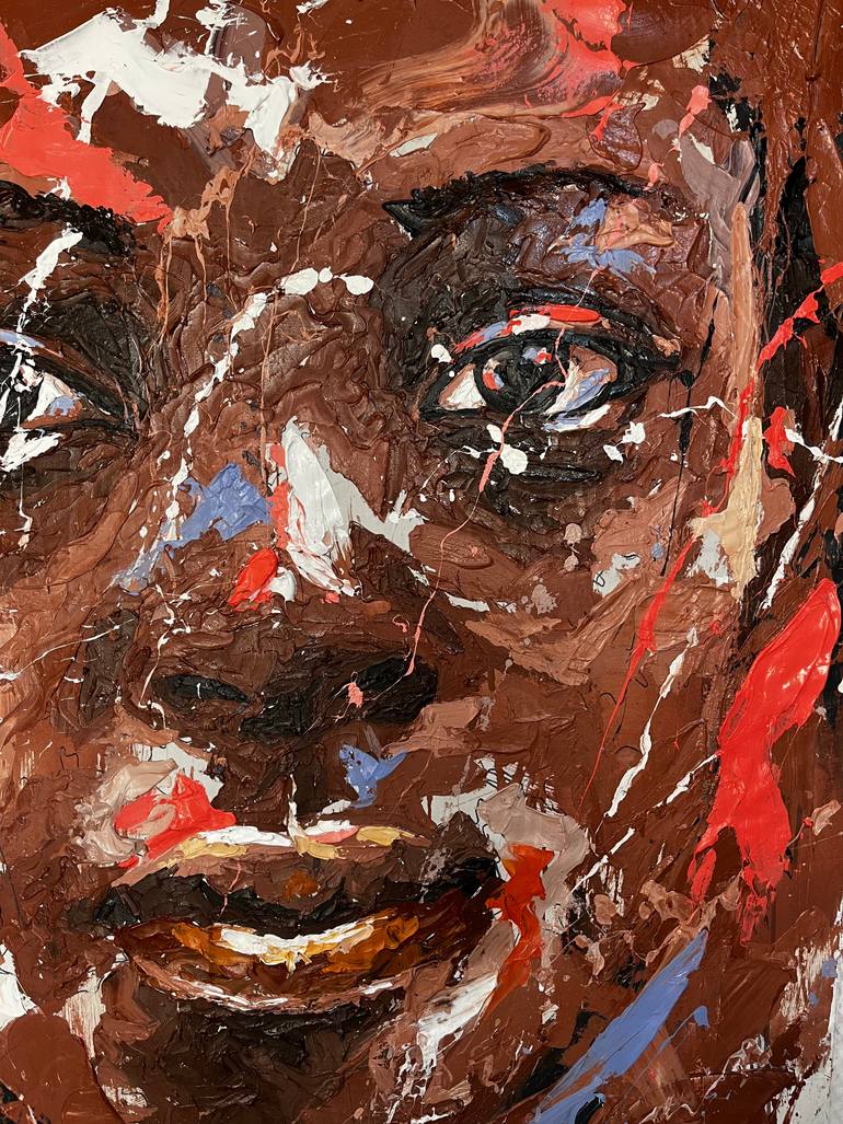 Original Abstract Children Painting by Olawuyi Oluwole