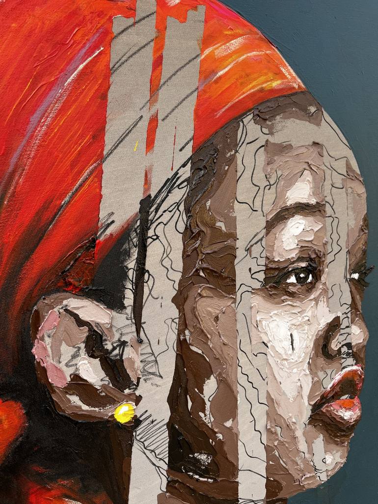 Original Women Painting by olawuyi oluwole