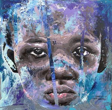 Original Abstract Expressionism Women Paintings by olawuyi oluwole