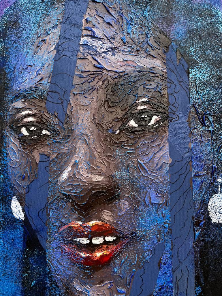 Original Abstract Expressionism Abstract Painting by Olawuyi Oluwole