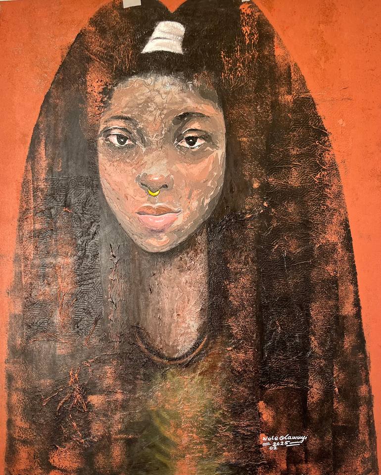 Original Contemporary Women Painting by Olawuyi Oluwole