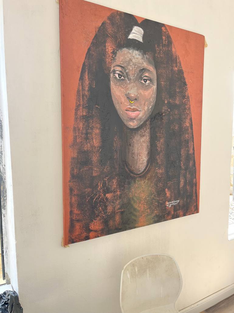 Original Contemporary Women Painting by Olawuyi Oluwole