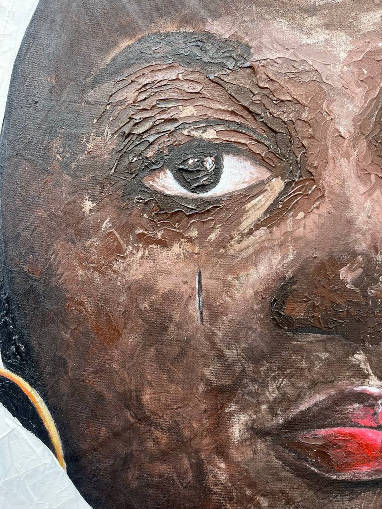 Original Figurative People Painting by Olawuyi Oluwole