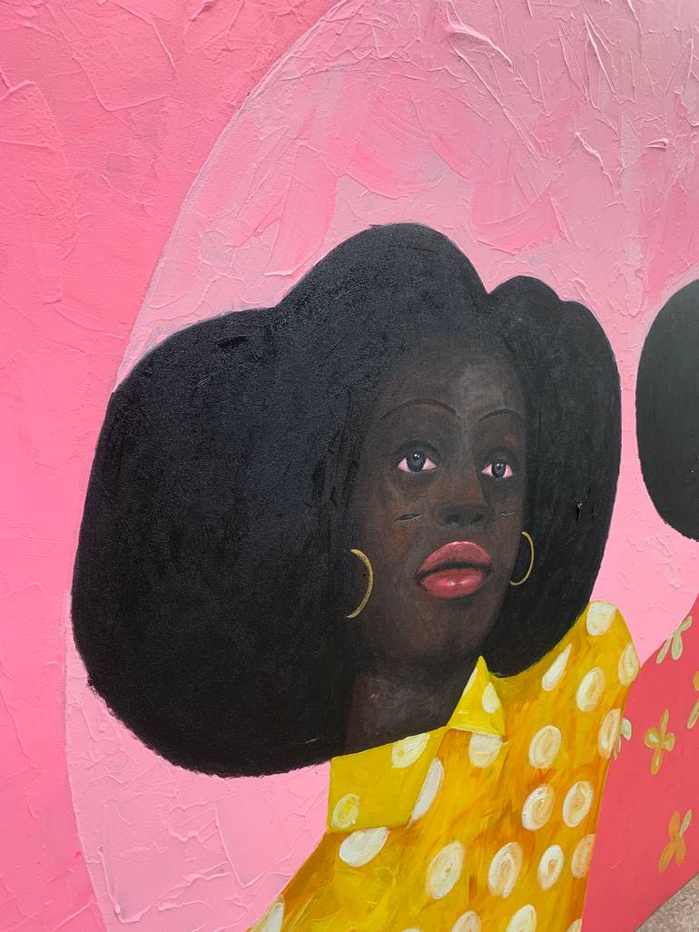 Original Portraiture Women Painting by Olawuyi Oluwole