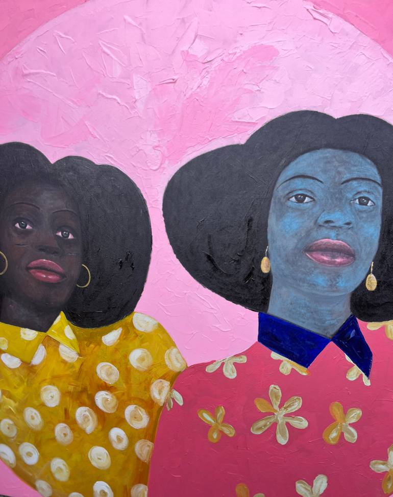 Original Portraiture Women Painting by Olawuyi Oluwole