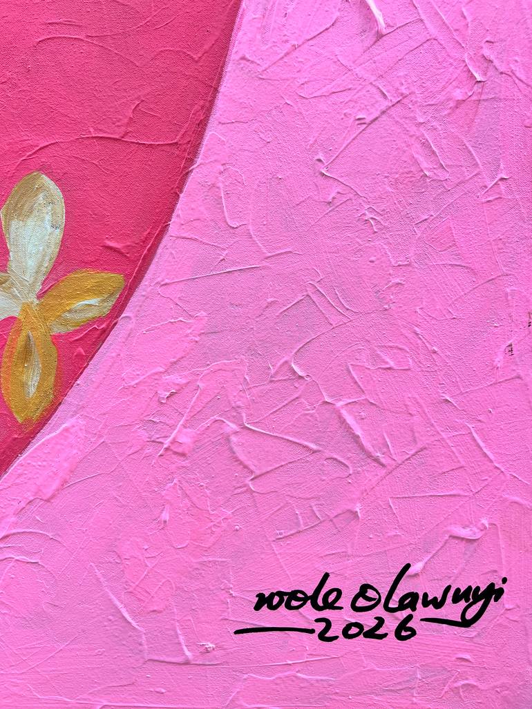 Original Portraiture Women Painting by Olawuyi Oluwole