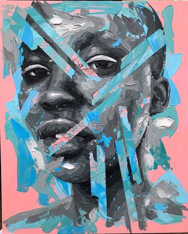 Print of Abstract Expressionism Portrait Paintings by olawuyi oluwole