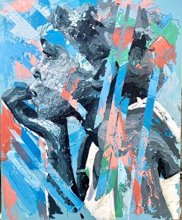 Original Abstract Expressionism Abstract Paintings by olawuyi oluwole