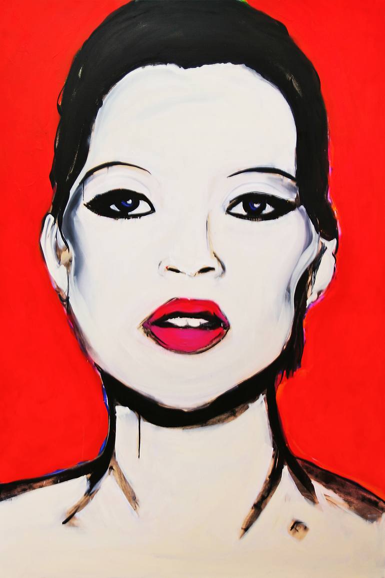 Kate Moss Painting by Sarah O'Connor | Saatchi Art Germany