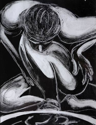 Original Figurative Nude Printmaking by Sarah O'Connor