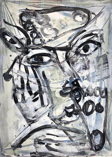 Original Abstract Expressionism Abstract Mixed Media by Sami Rinne