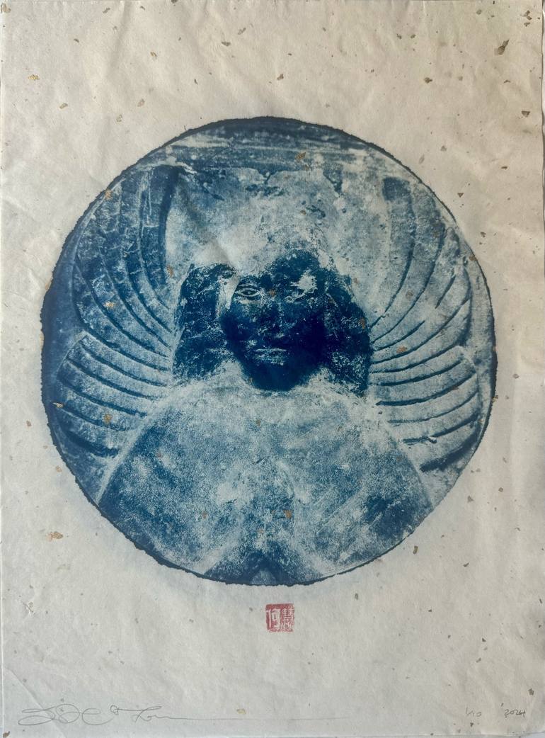 Original Symbolism Religion Printmaking by Sophia Hadjipapa