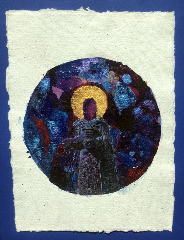 Original Abstract Pop Culture/Celebrity Painting by Sophia Hadjipapa