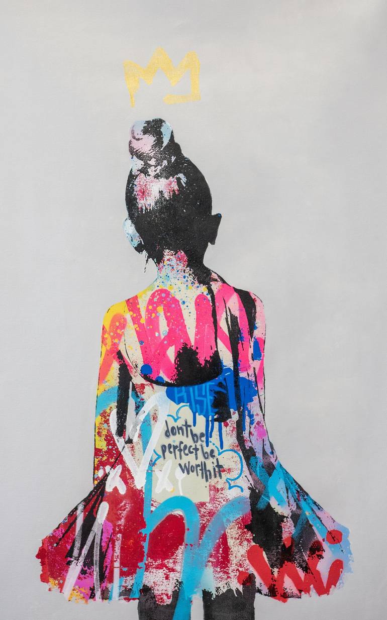 Be Yourself: I'm Worth IT Painting by bollee patino | Saatchi Art