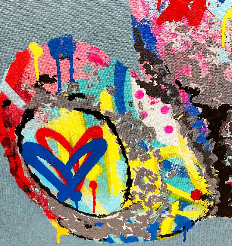 Original Street Art Graffiti Painting by Bollee Patino