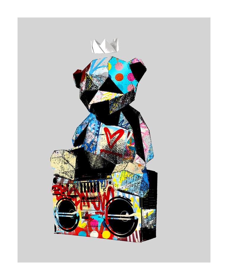 Original Pop Art Music Printmaking by Bollee Patino