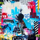 Collection Neo-Expressionism Inspired by Jean-Michel Basquiat