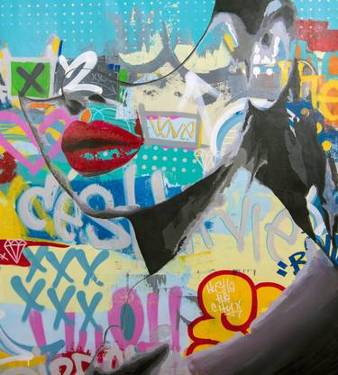 Original Street Art Graffiti Paintings by bollee patino