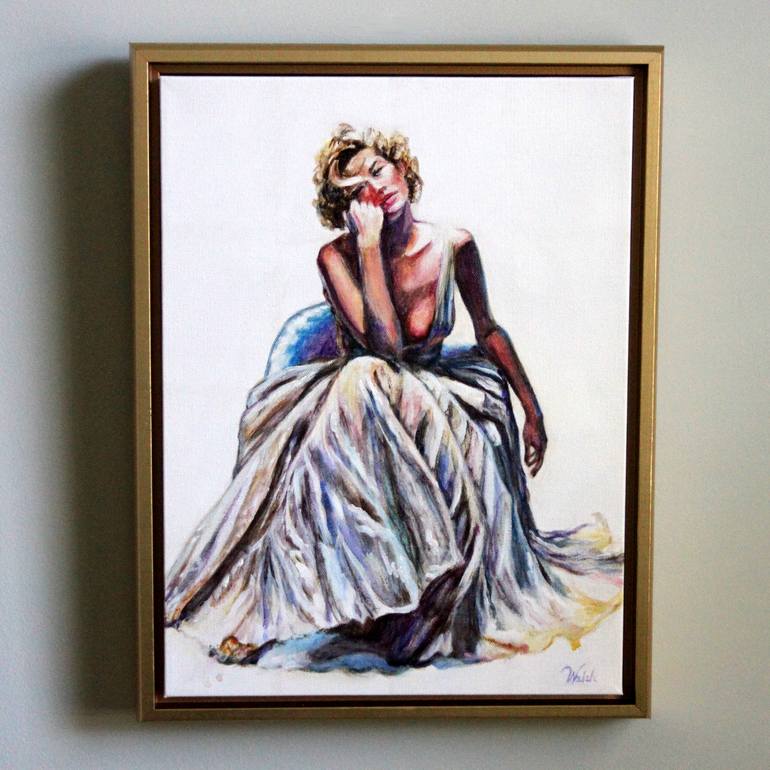 Original Fine Art Women Painting by Barbara Walsh