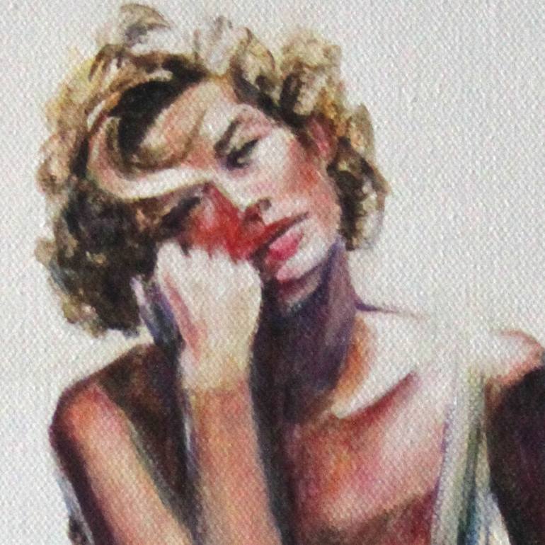 Original Fine Art Women Painting by Barbara Walsh