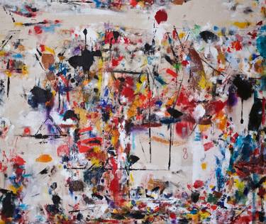 Original Fine Art Abstract Paintings by Gabriel Asoka