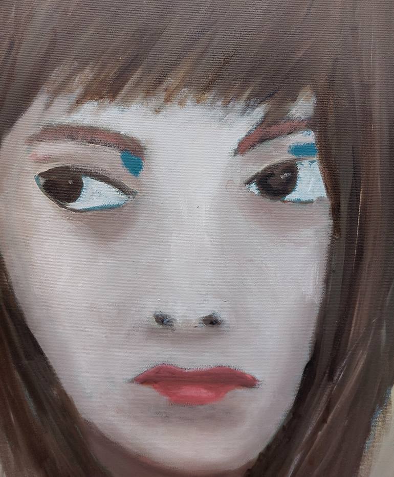 Original Contemporary Women Painting by Lennart  Schou