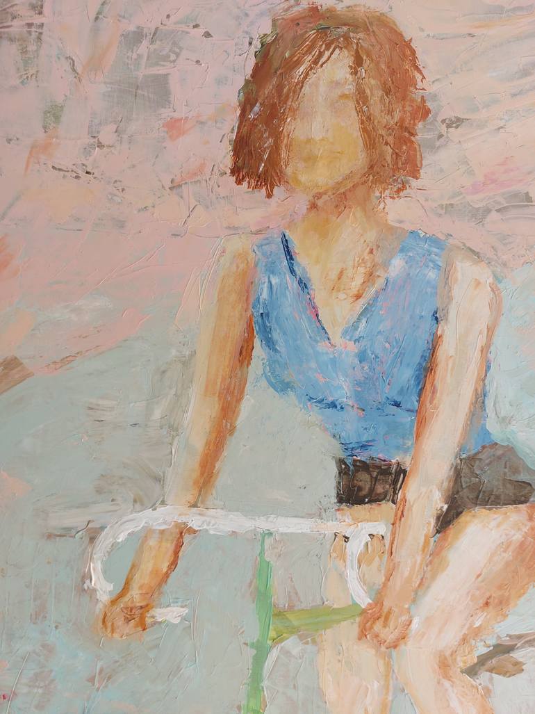 Original Expressionism People Painting by Lennart  Schou