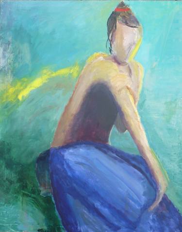 Original Figurative Women Paintings by Lennart Schou