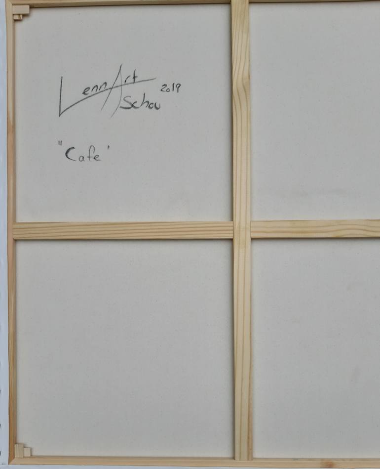 Original Abstract Expressionism People Painting by Lennart  Schou