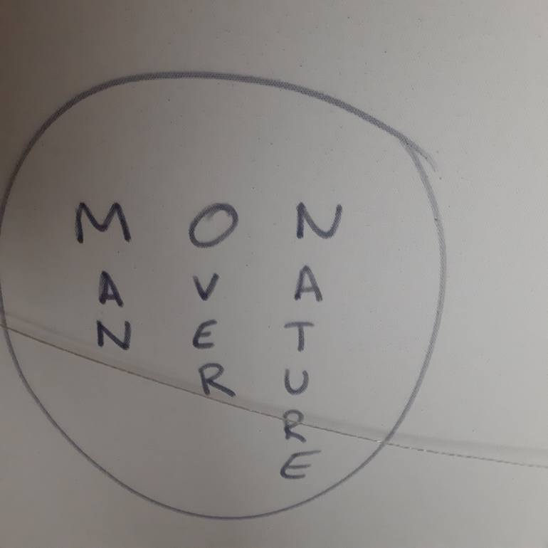 Original Abstract Expressionism Nature Painting by Lennart  Schou